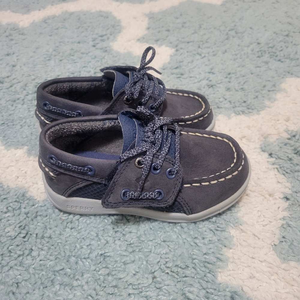 Sperry Gamefish Jr. Navy Boat Shoes